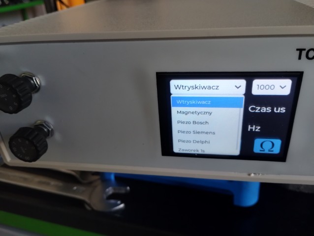 tcr5001,tester wtryskiwaczy,pomiar vdo